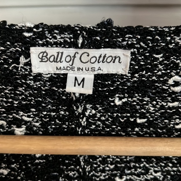 Ball of Cotton Open Front Hooded Cardigan Sweater - Picture 2 of 5